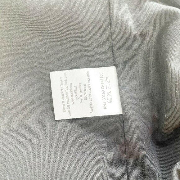 ATM Ruched Fitted Mini Dress M Black Long Sleeve P - Picture 11 of 11